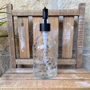 🆕 Bee 🐝 Glass Soap Dispenser!